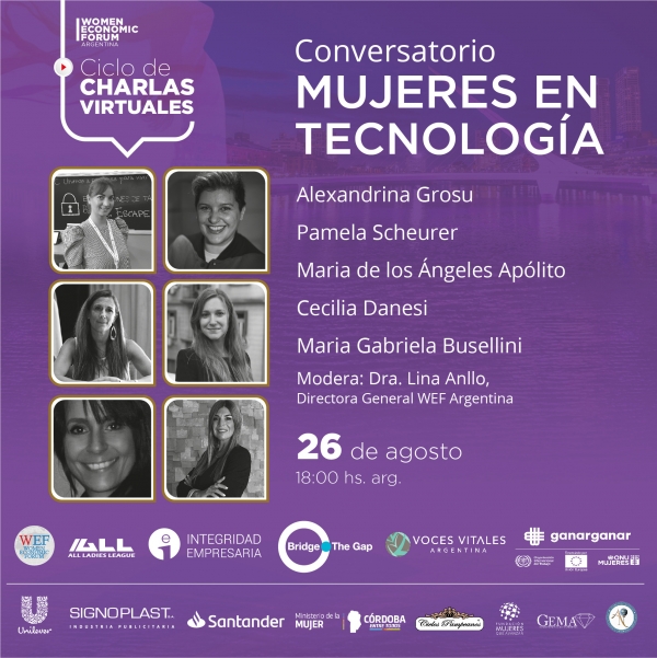 Ciclo de Charlas Virtuales / Mujeres en Tecnología