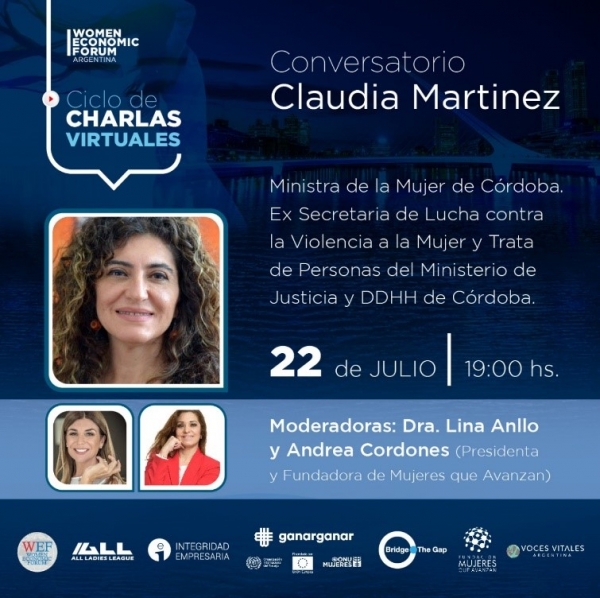 Ciclo de Charlas Virtuales - Conversatorio Claudia Martínez